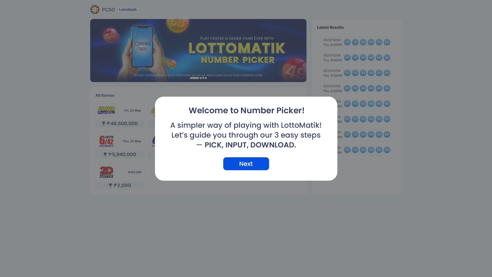 How to use LottoMatik Number Picker
